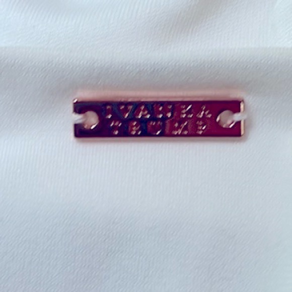 IVANKA TRUMP Off-White  Peplum Blouse NWOT - Picture 5 of 8